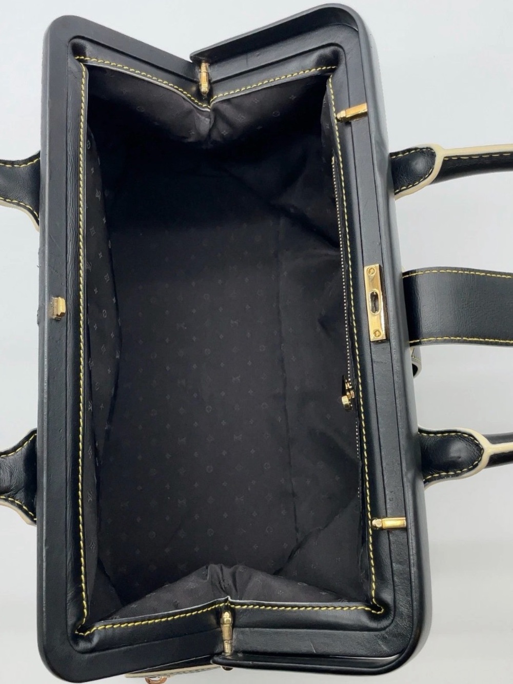 Louis Vuitton Noir Suhali Angenieux PM Satchel - Picture 7 of 16